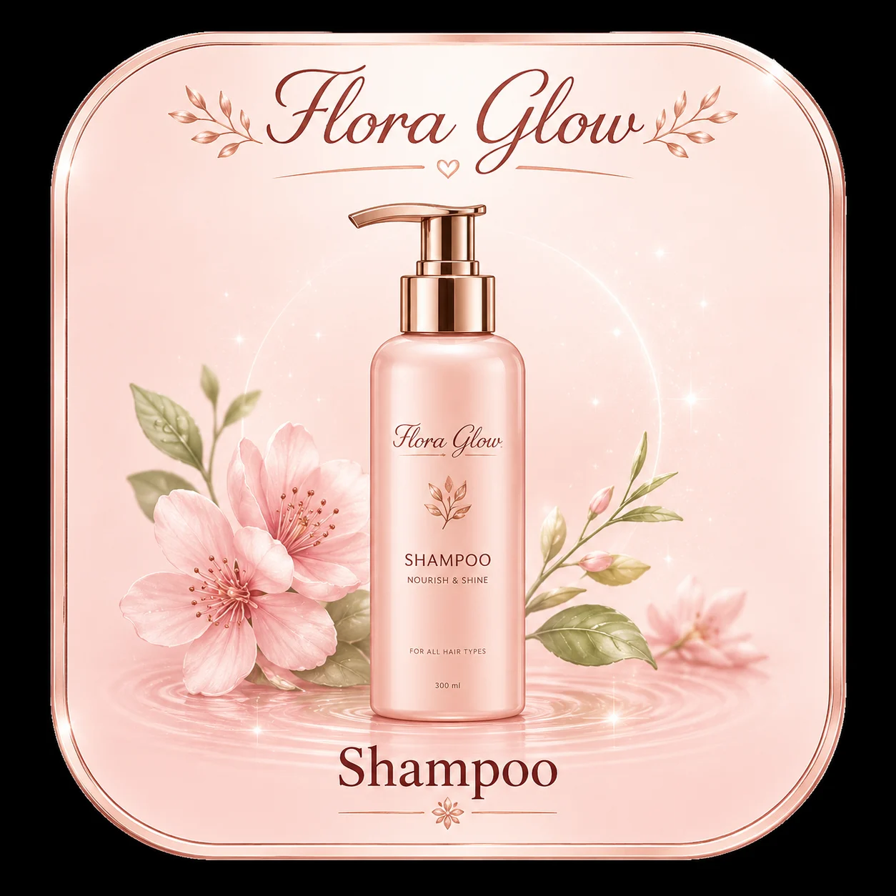 Organic Skin Care India Hair Care Shampoo by Flora Glow