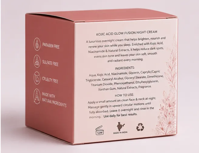 Kojic Acid Glow Fusion Night Cream (25 gm) - Image 4