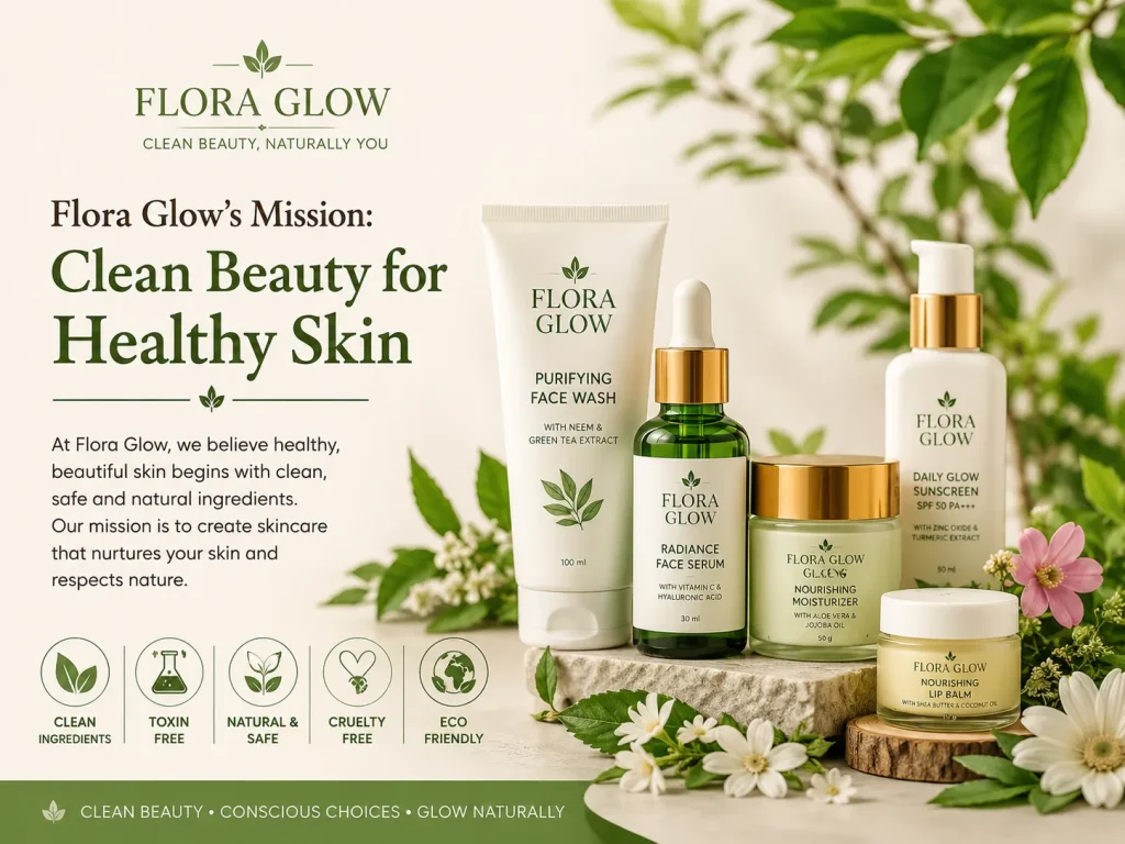 Flora Glow Clean Beauty Products