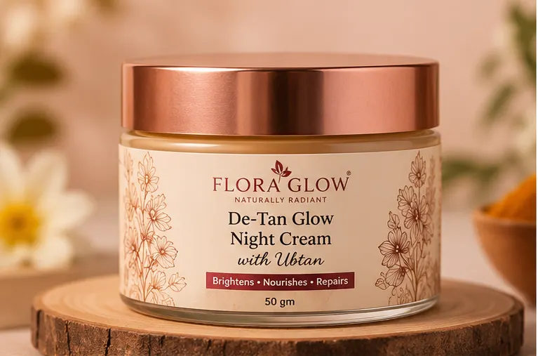 De-Tan Glow Night Cream with Ubtan (50 gm) - Image 4